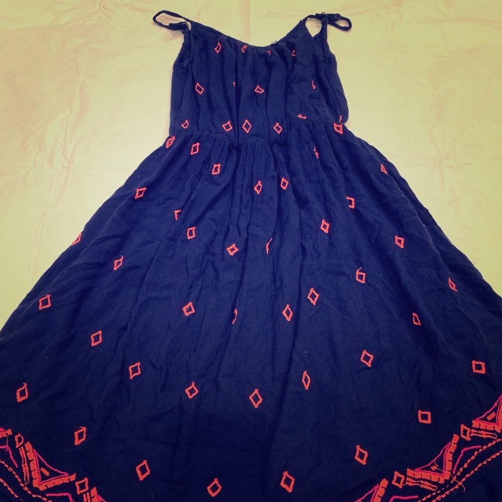 Girls Navy Dress